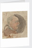 Profile of a middle-aged man with a pigtail by Gabriel Bray