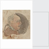 Profile of a middle-aged man with a pigtail by Gabriel Bray