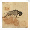 Sketch of a bison by Gabriel Bray