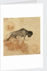 Sketch of a bison by Gabriel Bray