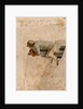 Bray Album: 'A Seaman fishing off a gun, January 1775' by Gabriel Bray