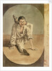 Oriental seaman with his left leg tucked behind his head by Gabriel Bray