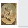 Oriental seaman with his left leg tucked behind his head by Gabriel Bray