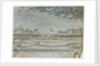 A View of Fort Apolonia & the canoe landing the officer thro' the Surf, March 1775 by Gabriel Bray