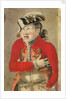 A man in a red frogged coat and tassled cocked hat by Gabriel Bray