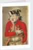 A man in a red frogged coat and tassled cocked hat by Gabriel Bray