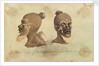 The Head Dress of the Wappo Negro's, Ivory Coast, Africa by Gabriel Bray