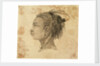 Head of a West African woman in left profile by Gabriel Bray