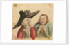 Two male figures, one with a large cocked hat and a quizzing glass by Gabriel Bray