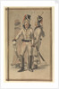 Figures in Russian (?) military uniform by Gabriel Bray
