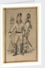 Figures in Russian (?) military uniform by Gabriel Bray