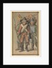 Three soldiers in uniform by Gabriel Bray