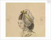 Head of a woman in a frilled cap by Gabriel Bray