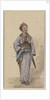 A Japanese girl with a parasol by James Henry Butt