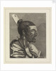 Head of a New Zealander, with a comb in his hair by Sydney Parkinson