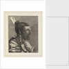 Head of a New Zealander, with a comb in his hair by Sydney Parkinson