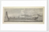 Plates of Captain Cook Voyages, Volume I. A war canoe of New Zealand, with a view of Gable End foreland by Sydney Parkinson