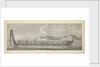 Plates of Captain Cook Voyages, Volume I. A war canoe of New Zealand, with a view of Gable End foreland by Sydney Parkinson