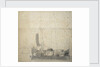 Study of a wijdschip lying at a buoy by Willem van de Velde the Elder