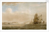 The British fleet off Kronborg Castle, Elsinore, 28 March 1801 [before the Battle of Copenhagen] by Nicholas Pocock