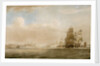 The British fleet off Kronborg Castle, Elsinore, 28 March 1801 [before the Battle of Copenhagen] by Nicholas Pocock