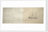 A Dutch man-of-war at anchor by Willem Van de Velde the Younger