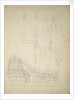Portrait of the 'Middelburg'? 40 guns, a ship of the Zeeland Admiralty, built in 1653, and is last mentioned in 1691. by Willem van de Velde the Elder