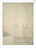 Portrait of a Dutch two-decker, 1665? by Willem van de Velde the Elder