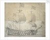 Portrait of the 'Britannia', 100 guns, built in 1682 and rebuilt in 1700 by Willem van de Velde the Elder