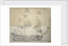 Portrait of the 'Britannia', 100 guns, built in 1682 and rebuilt in 1700 by Willem van de Velde the Elder