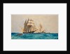 The Q-ship, HM schooner 'Prize, engaged with the German submarine 'U93', 30 April 1917 by Charles Dixon