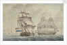 Two Dutch frigates by unknown