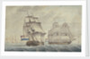 Two Dutch frigates by unknown