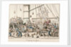 Crossing the Line by George Cruikshank