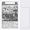 1588 Armada Playing Cards, IIII of Spades. 'Queene Eliz. Riding in Triumph through London in a Chariot drawn by two Horses and all ye Companies attending her wth their Baners' by Unknown