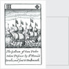 1588 Armada Playing Cards, III of Diamonds. 'The Galleon of Don Pedro taken Prisoner by Sr Francis Drake, and sent to Dartmouth' by unknown