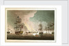 Bombardment of Algiers. From a plan by Sir J Brisbane by Thomas Whitcombe
