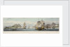 HMS 'Imogene' and 'Andromache' passing the batteries of the Bocca Tigris by Haghe