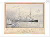 HMS 'Gladiator' launched at Portsmouth 8 December 1896 by H. Coish