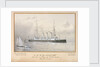 HMS 'Gladiator' launched at Portsmouth 8 December 1896 by H. Coish