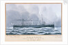 HMS 'Forte' launched at Chatham 9 December 1893 by P.A. Chinnery
