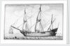 Navis Mercatoria Hollandica vulgo Vliet by Wenceslaus Hollar