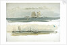 Two Studies of Ships and Tugs by William Lionel Wyllie