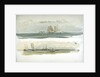 Two Studies of Ships and Tugs by William Lionel Wyllie