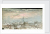 Study of Rooftops in the Snow by William Lionel Wyllie