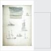 Study of Sea and Sky, Sailing Ships and a Paddle Steamer by William Lionel Wyllie