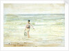 Study of a figure at the water by William Lionel Wyllie