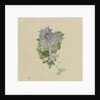 Blue flower with mauve centre, possibly sea holly by William Lionel Wyllie