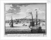 Nieu Amsterdam, een stedeken in Noord Amerikaes. Nieu Hollant op het eilant Mankattan: namaels Nieu Jork genaemt, toen het geraekte in't gebiet der Engelschen' by Peter Schenk