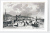 Plymouth Breakwater from the West by Thomas Allom